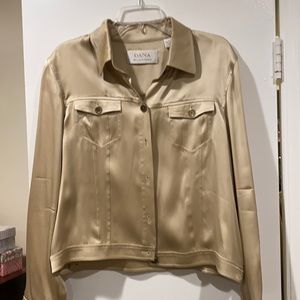 Dana Buchman 100% silk short jacket